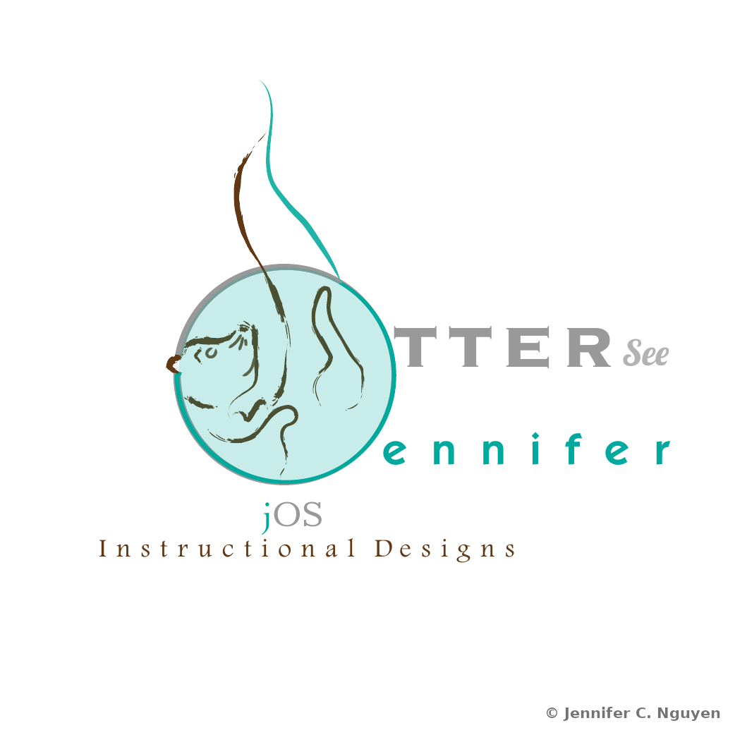 Same sea otter brand mark and wordmark in a teal and olive colorway
