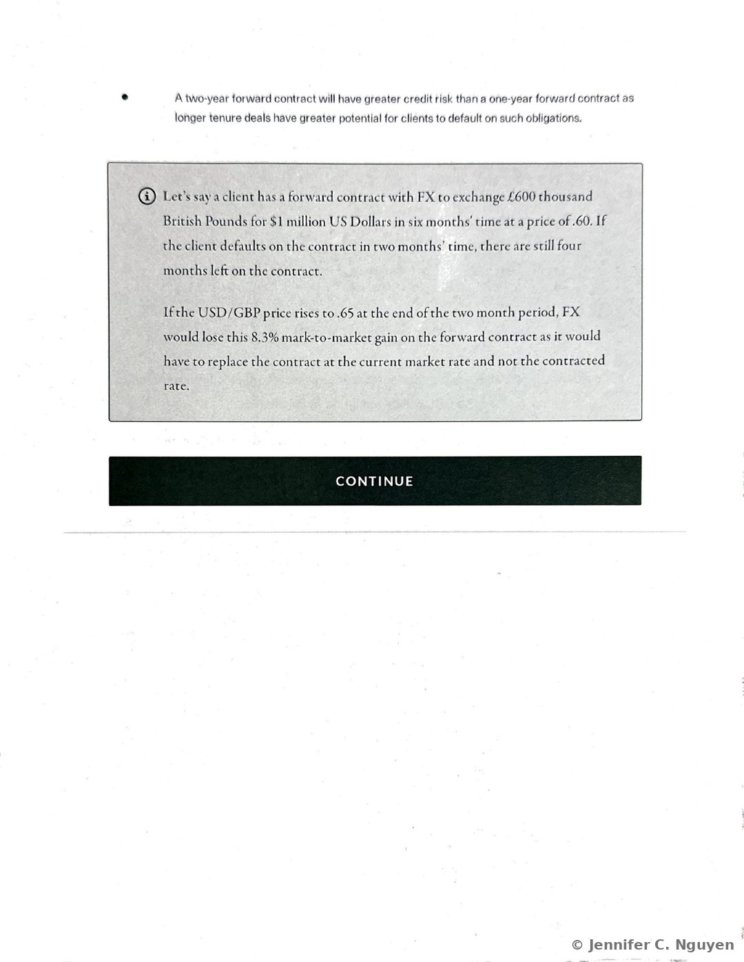 Lesson 4 of 8 FX Payment Facilitation (Cross Border) title page with a SWIFT network globe logo icon, a SWIFT Network heading, and a bulleted list explaining that the Global SWIFT messaging network is not a payment system but a messaging system used to authenticate payment instructions between more than 11,000 banks and financial firms before cross border payments are sent